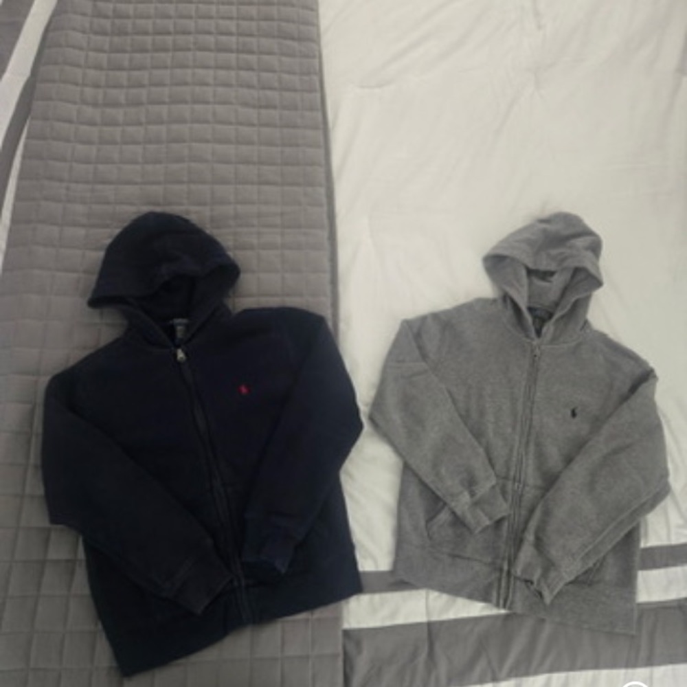 Polo by Ralph Lauren Kids Hooded Jackets - Navy and Gray